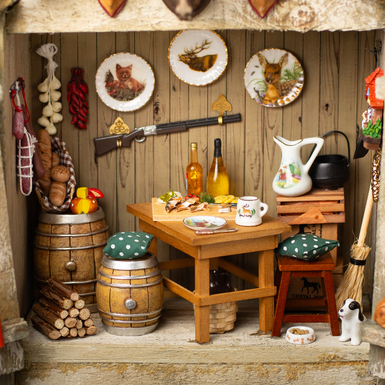 мініатюра мисливський будиночок фото 1