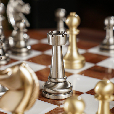 Chess on the board photo
