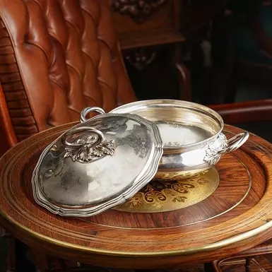 Соусница с подносом фото