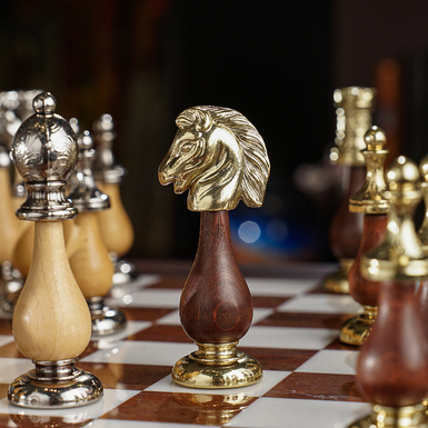 Chess on the board photo