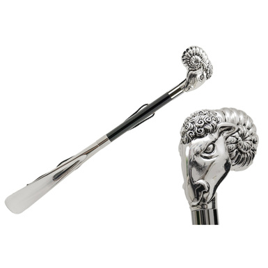 ложка для обуви из посеребренной смолы "Silver sheep" фото