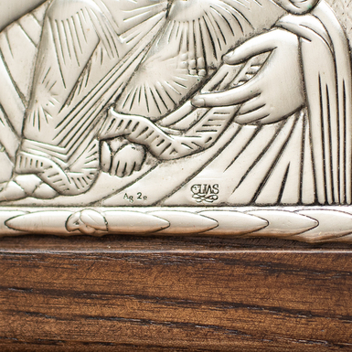 икона с посеребрением фото