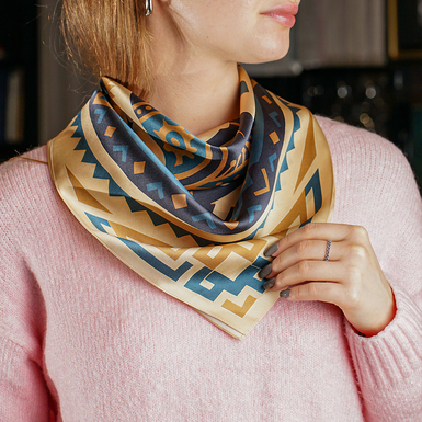 платок из натурального шелка фото 1