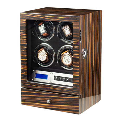 Photo of a box with transparent doors