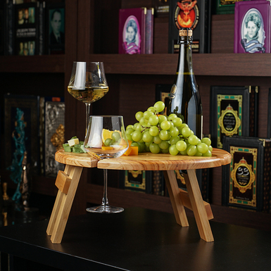 wooden table photo