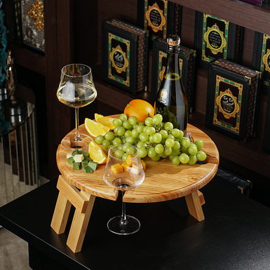 wooden alder table photo