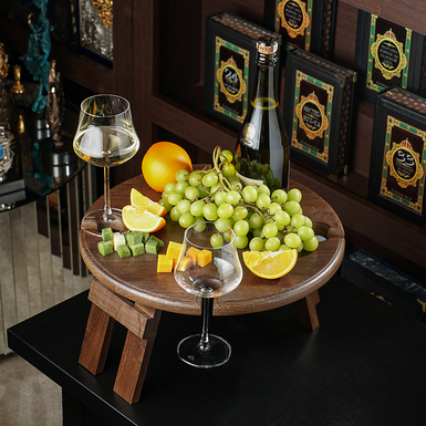 oak wine table photo