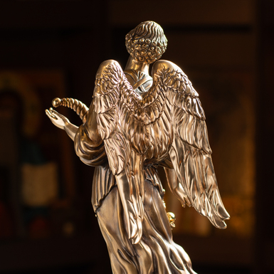 photo of a figurine on a stand