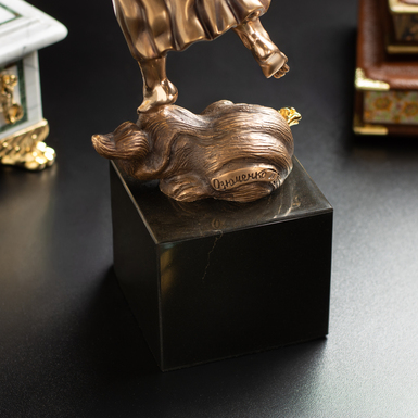bronze statuette photo