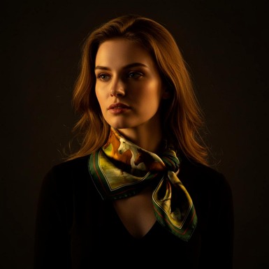 купити хустку з шовку фото