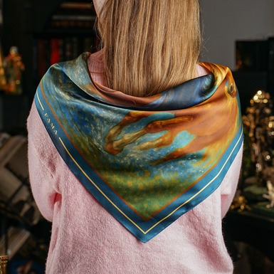 платок шелк купить фото