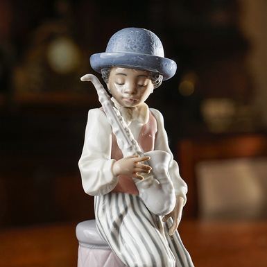 "Джазовий саксофон", Lladro, Іспанія, 1990 р фот