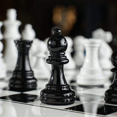 Chess on the board photo
