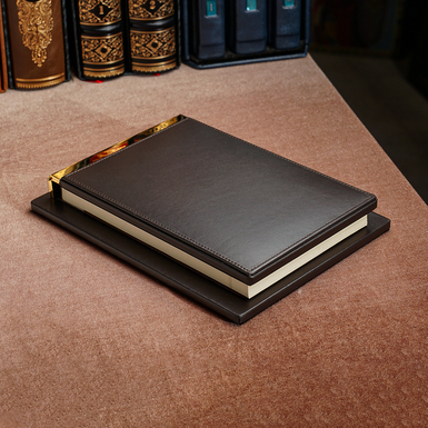 Блокнот из натуральной кожи фото