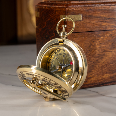 Compass with sundial photo