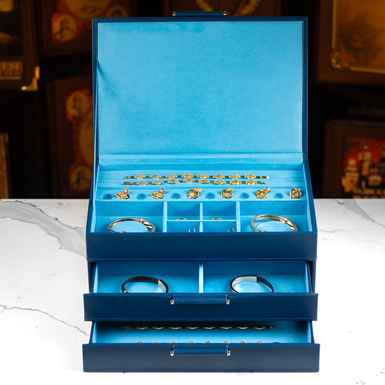 Купити скриньку для прикрас з висувними ящиками фото 1