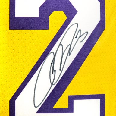LeBron James autograph photo