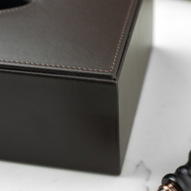 кожанная салфетница фото 1