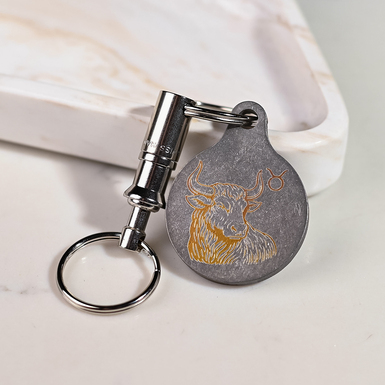 купить титановый брелок фото