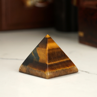 Пирамида из тигрового глаза "Дикость" от Stone Art Designe (64 г) фото