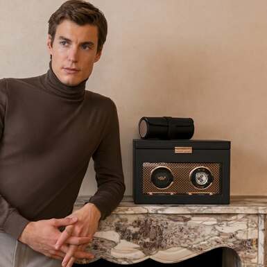 Automatic winding box for 2 watches "Watch planet" from Wolf