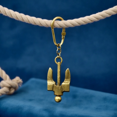 Брелок "Якорь" из латуни от Ross London