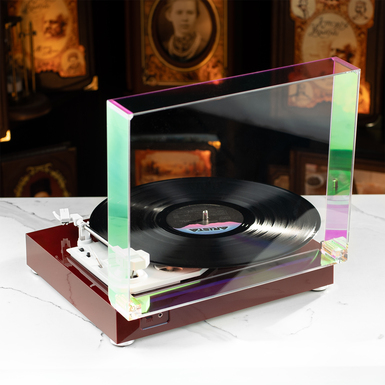 Vinyl record player photo