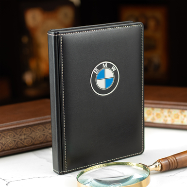 Leather notebook photo