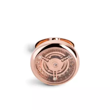 wow video Montegrappa Tourbillon rose gold cufflinks
