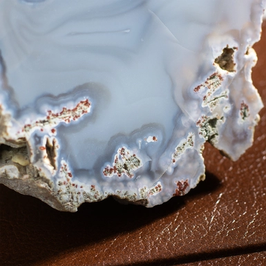 wow video Друза агата "Softglint" от Stone art designe (640 г)
