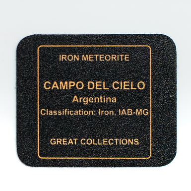 Сертификат метеорита фото