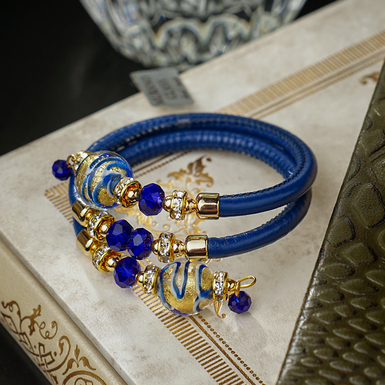 Murano glass bracelet photo