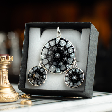 A set of Murano glass jewelry photo