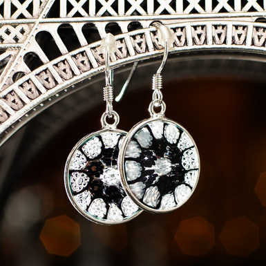 Glass earrings photo