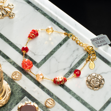 Women's Murano glass bracelet photo