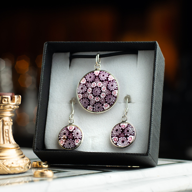 A set of Murano glass jewelry photo