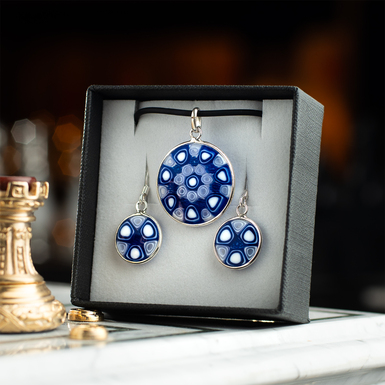 A set of Murano glass jewelry photo