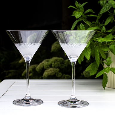 Photo of crystal glasses