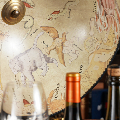 глобус, що відкривається.