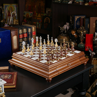Chess on the board photo