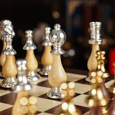 Chess on the board photo