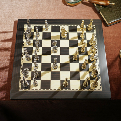 Knight and pawn photo