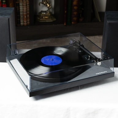 dc_wow video Вінілова музична система C62C Turntable System - Black від Crosley