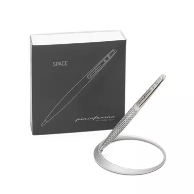 wow video "Space" fountain pen with aluminum stand by Pininfarina