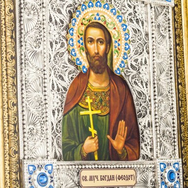 ікона з емалями фото