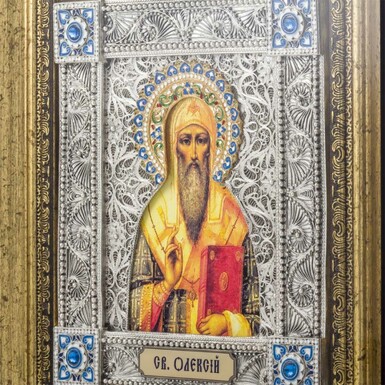 ікона з інкрустацією фото