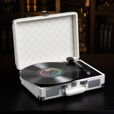 wow video Vinyl record player Cruiser Plus Turntable with Bluetooth In/Out