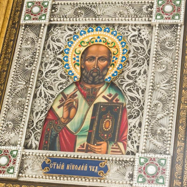 Дерев'яна ікона фото