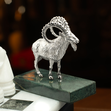 "Рік Кози" з латуні «Pandora» на мармуровій підставці від UKRAINIAN SCULPTURE фото