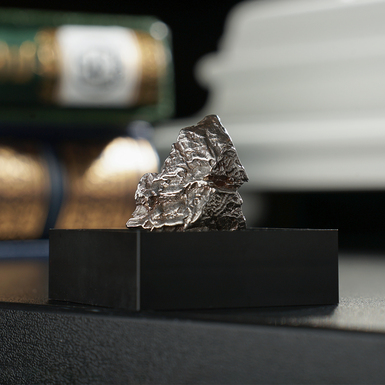 Photo of a meteorite for a collection